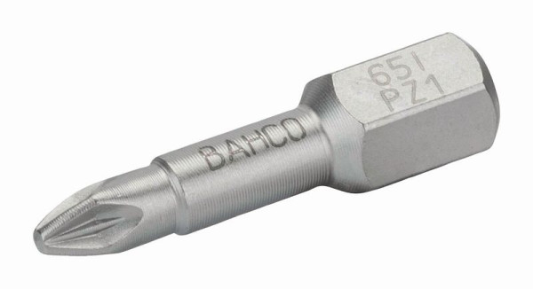 Bahco 1/4" Bits, 25 mm, Edelstahl, PZ 1, 10er Pack, 65I/PZ1