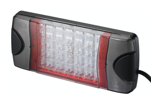 HELLA Heckleuchte, DuraLED Combi, LED, 12/24V, Anbau, Kabel: 2500mm, rechts/links, 2VP 015 074-001