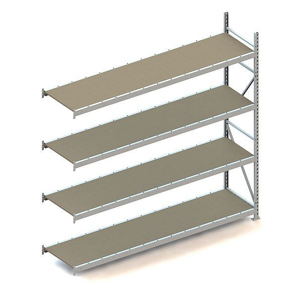 Meta MINI-RACK AR 2500x2600x650 mm, verzinkt, mit Spanplatten, Bodenanzahl: 4, 20051310