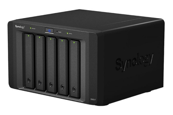 Synology Expansionseinheit, 5-Bay, ohne HDD, Hotswap, eSATA, für Synology NAS, DX517