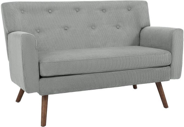 CLP Sofa Kioni Cord, grau, elegant, 327475, 4255716378288