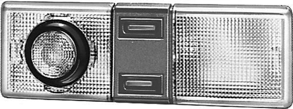 HELLA Innenraumleuchte - Halogen - 12/24V - 10W - P21W/R10W - Einbau/Schraubanschluss - Lichtscheibenfarbe: glasklar - Innenraum, 2JA 006 447-041
