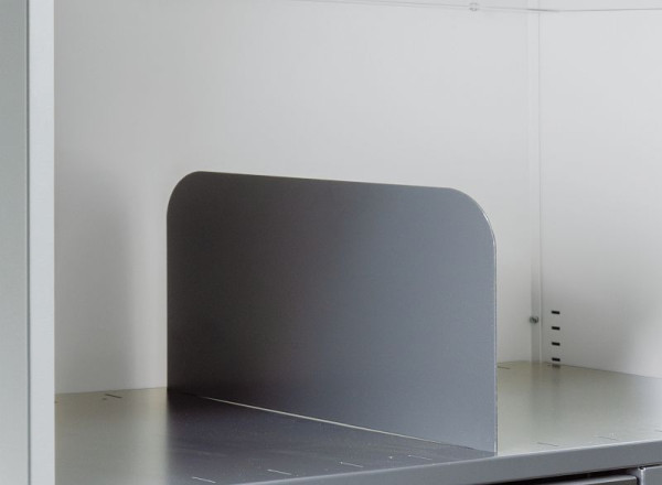 C+P steckbare Aktenstütze, H185xB340xT0 mm, Schwarzgrau, 148436-701 S10002