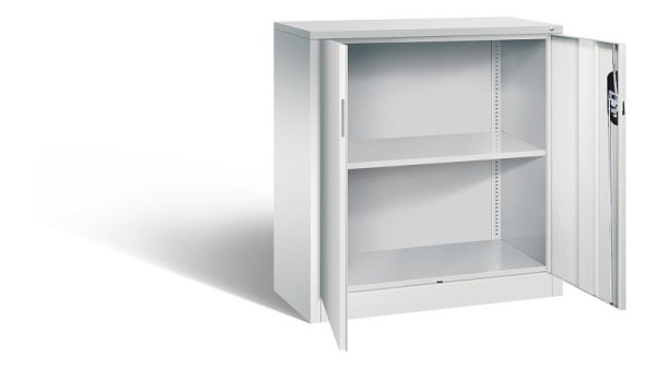 C+P Büro-Drehtürenschrank Acurado, H1000xB930xT400 mm, Grau, 9266-1200 S10286
