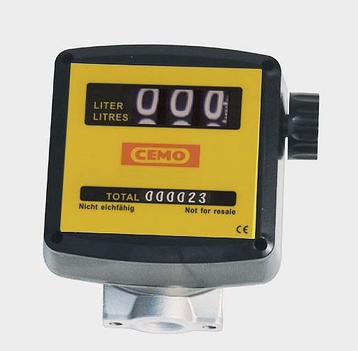 Cemo Zählwerk K33 komplett, für Dieseltank-Mobil PRO & Easy 980 l mit Handpumpe, 11171
