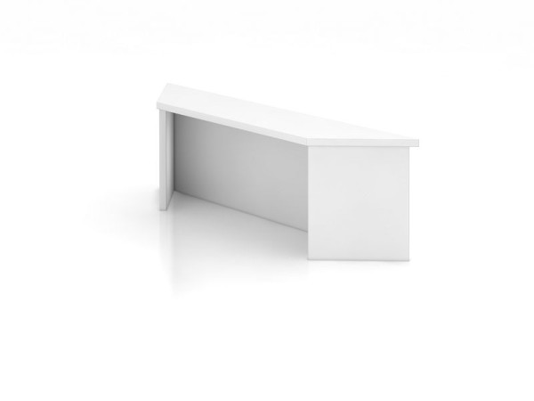 Hammerbacher Thekenaufsatz 113cm, 1OH Weiß, 113x32x35 cm (BxTxH), VWB90/W