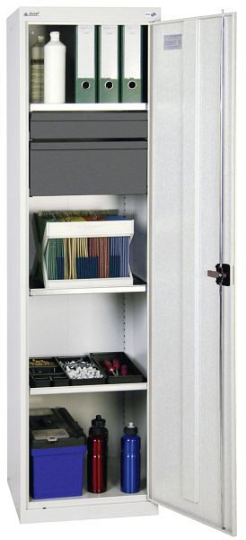 stumpf Werkzeug- und Materialschrank Serie 3000, 7035/7035, 1 Schublade 100 mm, 1 Schublade 200 mm, 3 Wannenböden, 3005707