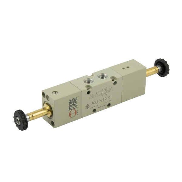 Metal Work 5/2-Wegeventil Tieftemperatur, elektropneumatisch, bistabil, G 1/8, 149942