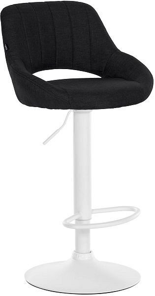 CLP Barhocker Milet Stoff weiß, schwarz, 321281, 4251756482206