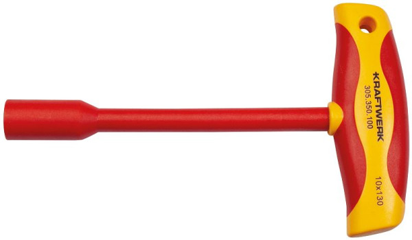Kraftwerk Steckschlüssel T-Griff Schraubendreher 10mm VDE, 305.350.100