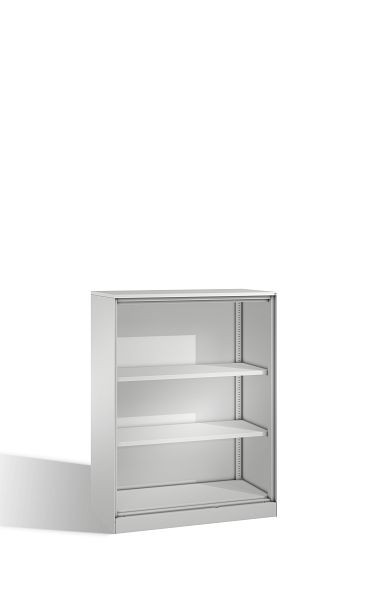 C+P Büroregal Asisto, H1310xB1000xT435mm, Farbe: Lichtgrau, 3 OH, 140032-000 S10003
