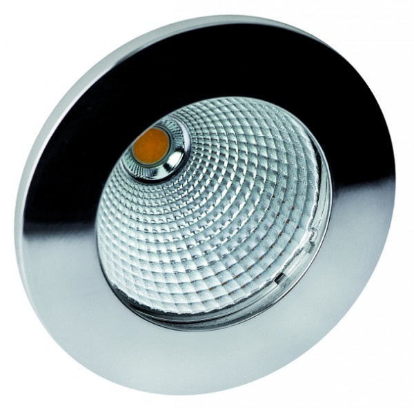 rutec Projekt CALINA COB LED - Einbaustrahler starr, rund, 350mA, 13W, IP54, 3000K, CRI90 - eisengebürstet, PEG895WWOK