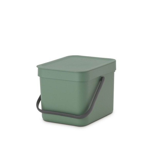 STEIN HGS Abfallsammler Sort & Go, tannengrün, Gesamthöhe 181 mm, 6 Liter, 83478.0006