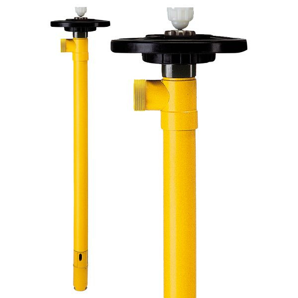 LUTZ Pumpwerk, aus PP, 1200 mm, mit Welle (Edelstahl) und Laufrad, 309543