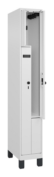 C+P Z-Spind Evolo PLUS, Füße, 2 Fächer, 1950x300x500mm, 9016/9016, 049013-102 S10026