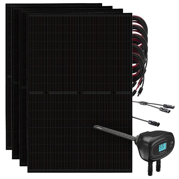 Offgridtec 1800W Solaranlage mit Fothermo Heizstab für Warmwasserboiler, 4-01-024555-003