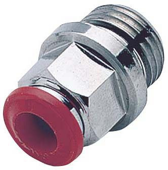 timmer B-GE-6-1/8-MSv, Gerade Einschraubverschraubung - zylindrisch, Schlauch-Ø: 6 mm, Gewinde: 1/8'', VE: 10 Stück, 03010029