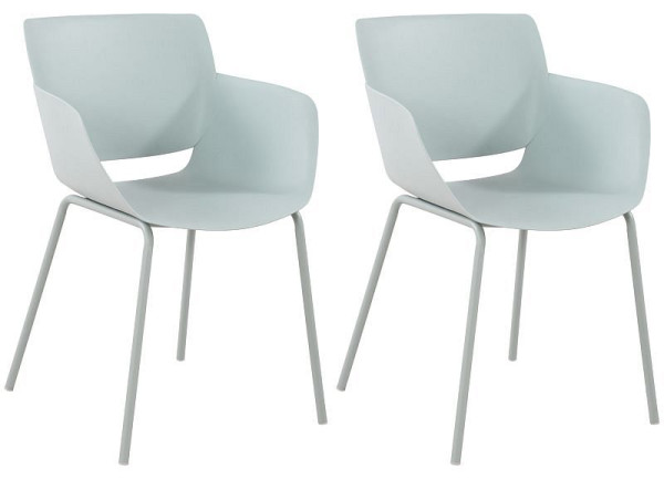 CLP 2er Set Stuhl Alpena, türkis, 326799, 4255716366629