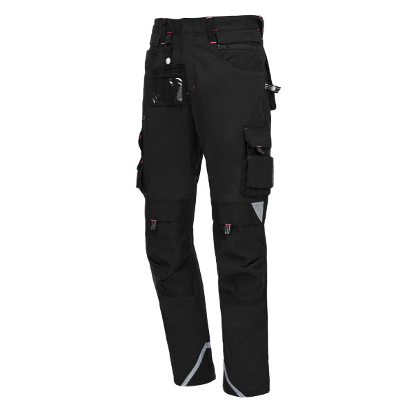 NITRAS MOTION TEX PRO FX, Arbeitshose, lang, Größe: 58, Farbe: schwarz, VE: 10 Stück, 7710-58
