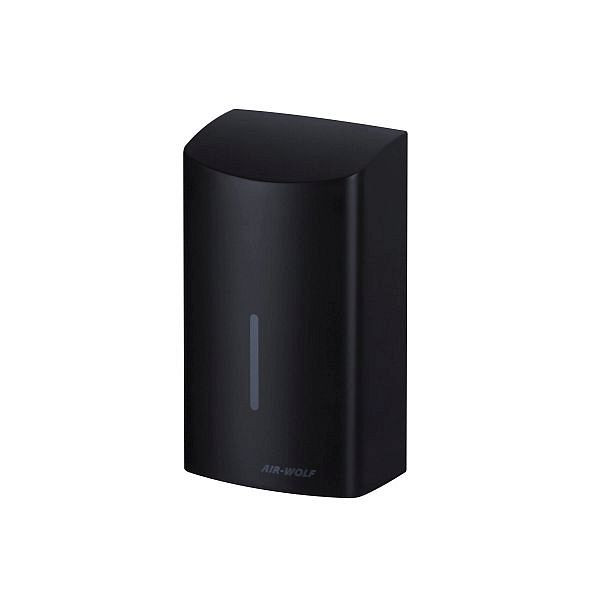 Air Wolf Händetrockner, Serie C, H x B x T: 268 x 153 x 100 mm, Edelstahl schwarz, 10-087