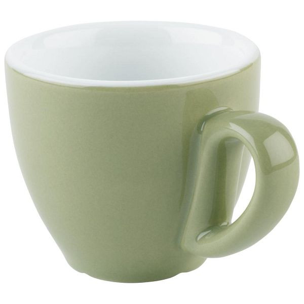 APS Espressotassen in grün Ø 6 cm, Höhe: 5,5 cm, 80 ml, VE: 6 Stück, 16001