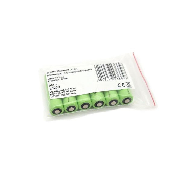Gossen Metrawatt Akku für METRALINE MF und METRALINE EARTH, VE: 6 Stück, Z520D