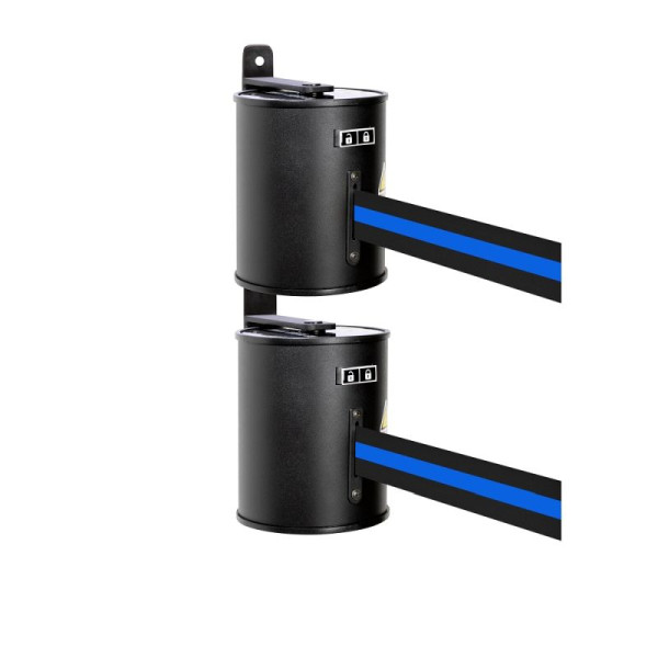 Stein HGS Wandgurtkassette -P-Line Double-, schwarz/blau/schwarz waagerecht (gestreift), 34247-07