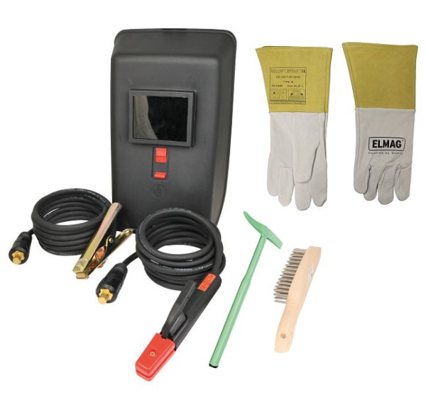 ELMAG Schweißplatzausrüstung 16 mm², 3+4 m, 16/25, GI-Kabel H01N2-D, 55290