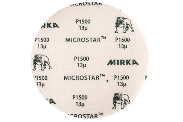 Mirka Schleifscheibe MICROSTAR 150mm Grip ungelocht P1000, VE: 50 Stück, FM62205092