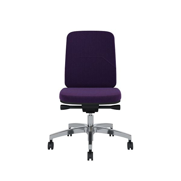 Bisley Bürodrehstuhl Bali, Gepolsterte Rückenlehne Aluminiumfußkreuz, TN9406 plum, BALIAGTN9406