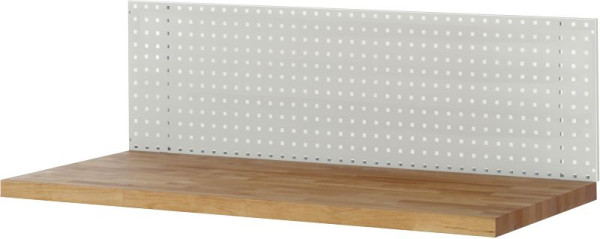 RAU Lochplatte zur Werkbankmontage, 3000x15x450mm, 09-L3000DM.12