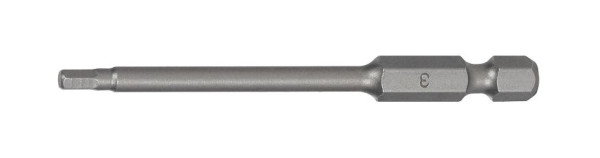 SW-Stahl Schraubendrehbit, 1/4", Innensechskant, 3 mm, lang, IBO/4-3L