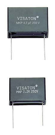Visaton Folienkondensator MKP 1,0 µF, Rastermaß 20 mm, 5219