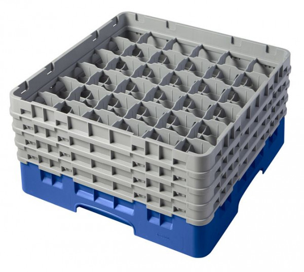 Cambro Spülkorb mit 36 Fächer Camrack® 21,5 cm Blau, 36S800168