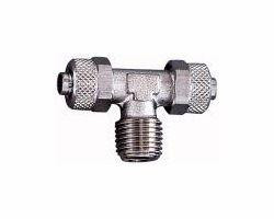 Riegler T-Einschraubverschraubung, Außengewinde konisch Gewinde nach ISO 7-1, 110585