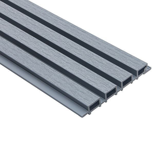 HOME DELUXE WPC Fassadenverkleidung DUVAR – Hellgrau 2 m², 59775