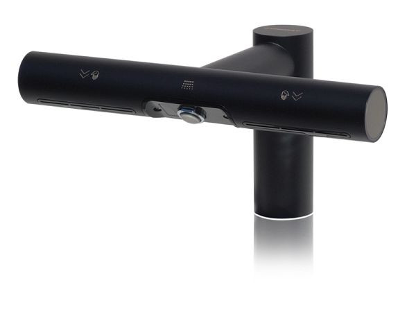 URIMAT CleanStream 2-in-1 Wasserhahn - Händetrockner, Wash&Dry, Edelstahl schwarz, 37.702