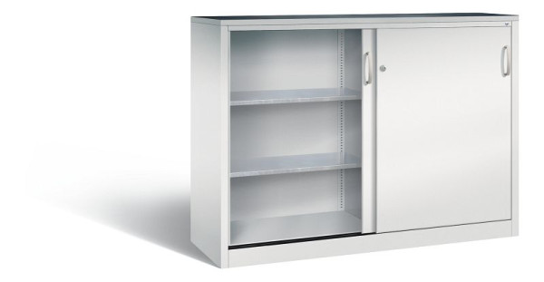 C+P Schiebetürenschrank Acurado, H1200xB1600xT500mm, Farbe: Lichtgrau, Bügelgriff, 2157-09 S10009