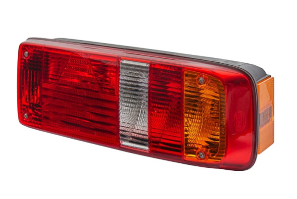 HELLA Heckleuchte, EasyConn I, Glühlampe, 24V, Anbau/geschraubt, Farbe: mehrfarbig, EasyConn 1 x 7, Male, rechts, Seitenmarkierungslicht, 2VP 340 930-021