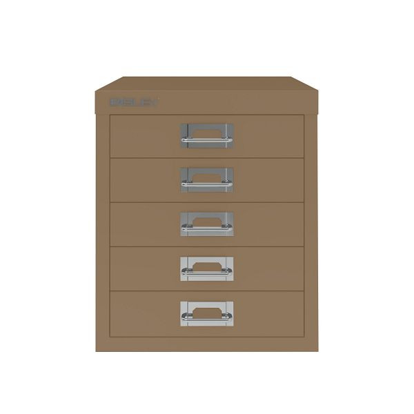 Bisley MultiDrawer™, 5 Schubladen à H 51 mm, DIN A4, 668 coffee, L125668