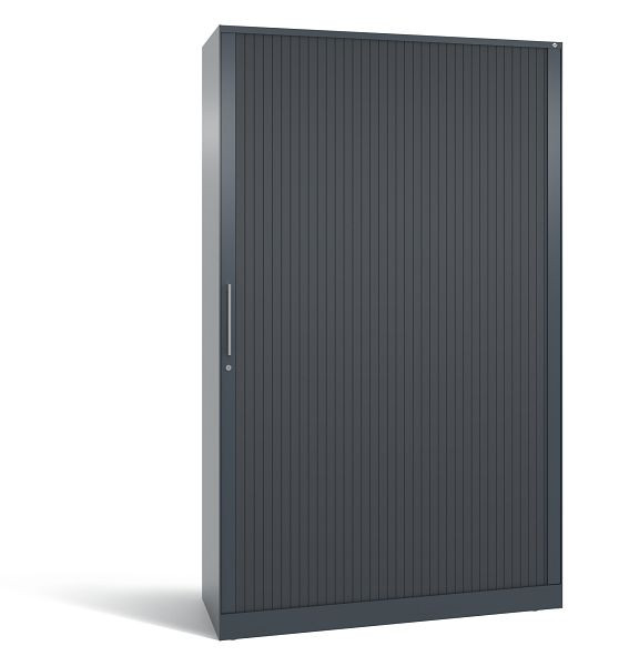 C+P Rollladenschrank Asisto, H1980xB1200xT435mm, Farbe: Anthrazit/Schwarzgrau, Bügelgriff, 5 OH, 143001-000 S10098