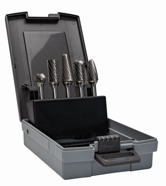 Bahco Hartmetall-Frässtifte-Satz für Metall, 5 teilig, RB-SET2-M06X-5P