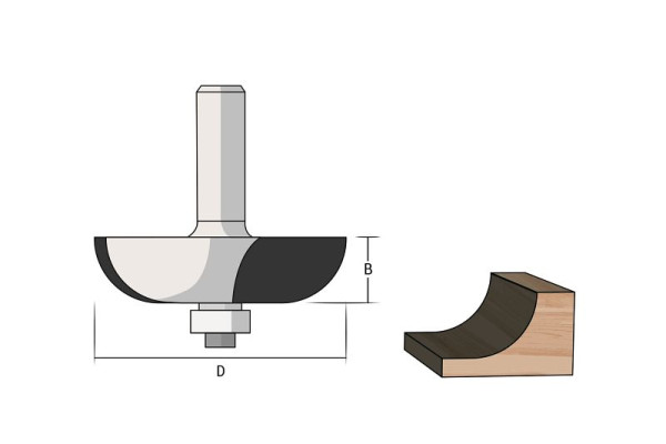 Famag Hohlkehlfräser HM, 3112.834.00