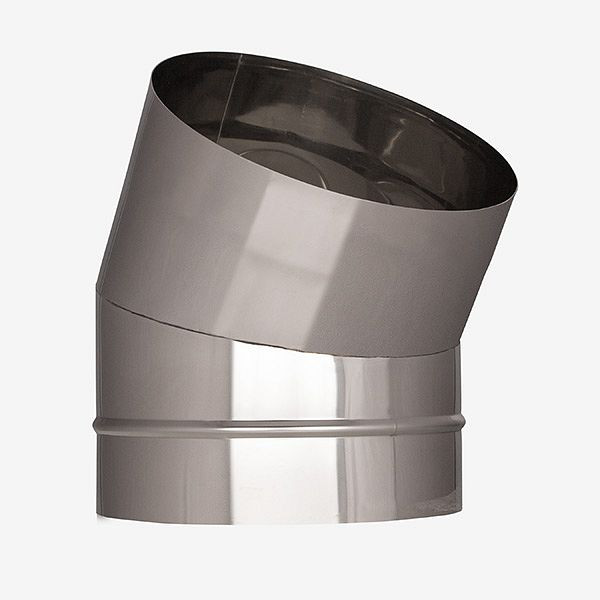 HKW Schachtbogen 30° - Edelstahl Ø 285 mm, 90976