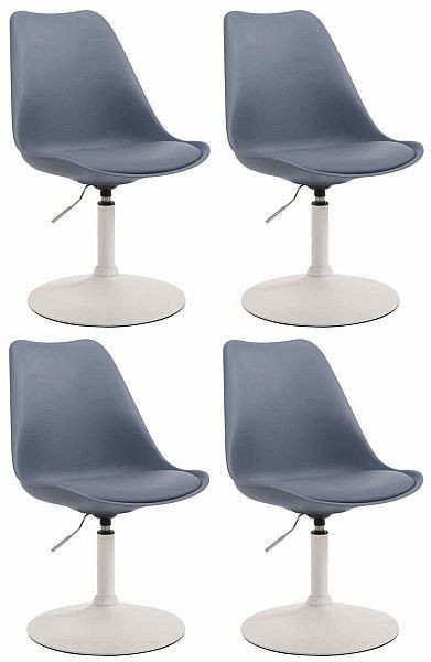 CLP Esszimmerstuhl Maverick W Kunststoff, grau, VE: 4 Stück, 320156