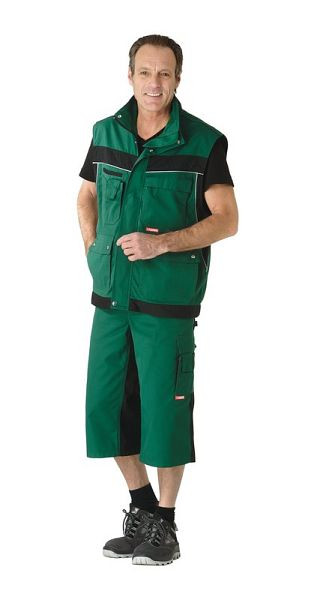 Planam Plaline 3/4 Hose, grün/schwarz, Größe 4XL, 2555068