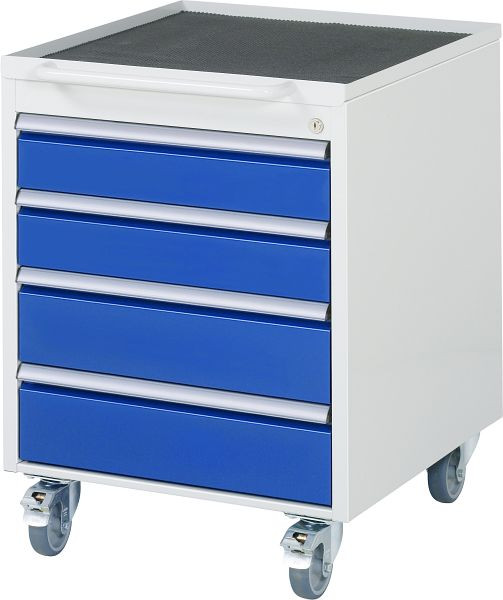 RAU Roll-Container Serie 7000, 4 x Schublade-Größe-L 2xH120, 2xH150 mm, 580x745x650 mm, 05-3.6A.11