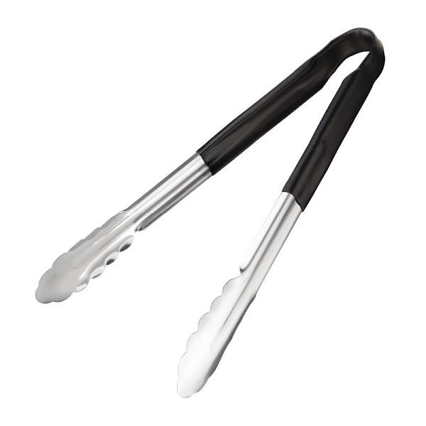 Vogue Servierzange mit Farbkodierung schwarz, CB153, 5050984196560