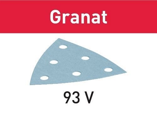 Festool Schleifblatt STF V93/6 P60 GR/50 Granat, VE: 50 Stück, 497391