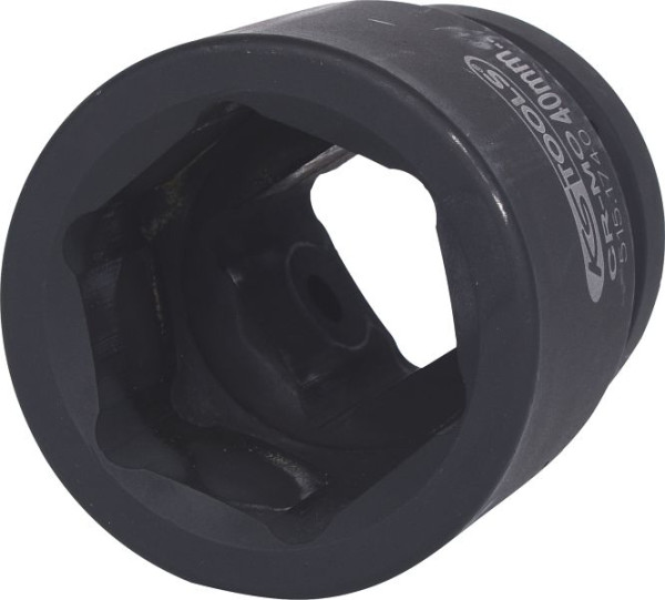 KS Tools 1" Sechskant-Kraft-Stecknuss, kurz, 40mm, 515.1740